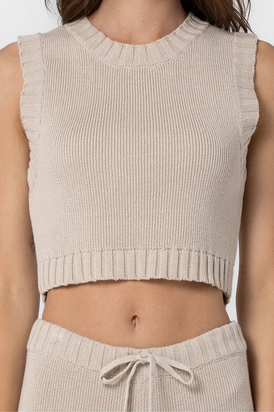 Knitted Tank and Pant Set