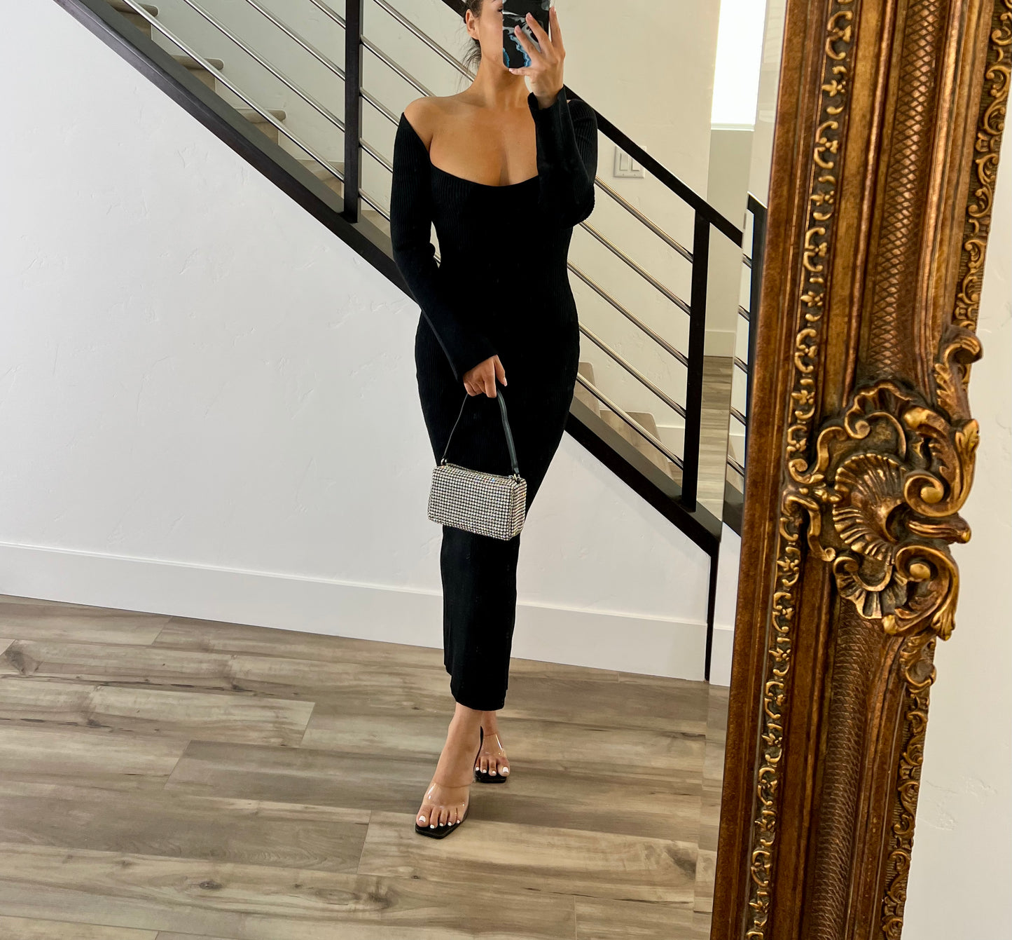 Knitted Sweetheart Dress