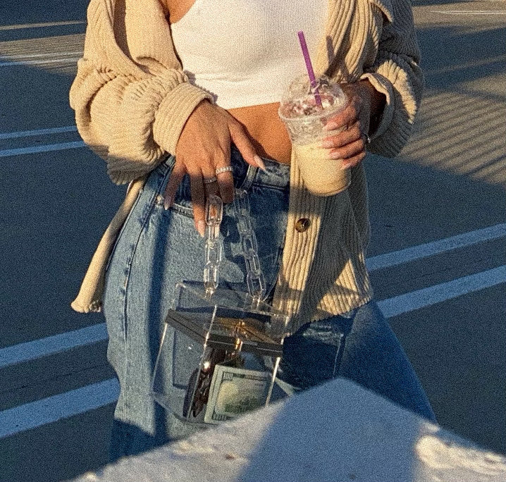 Clear Box Purse