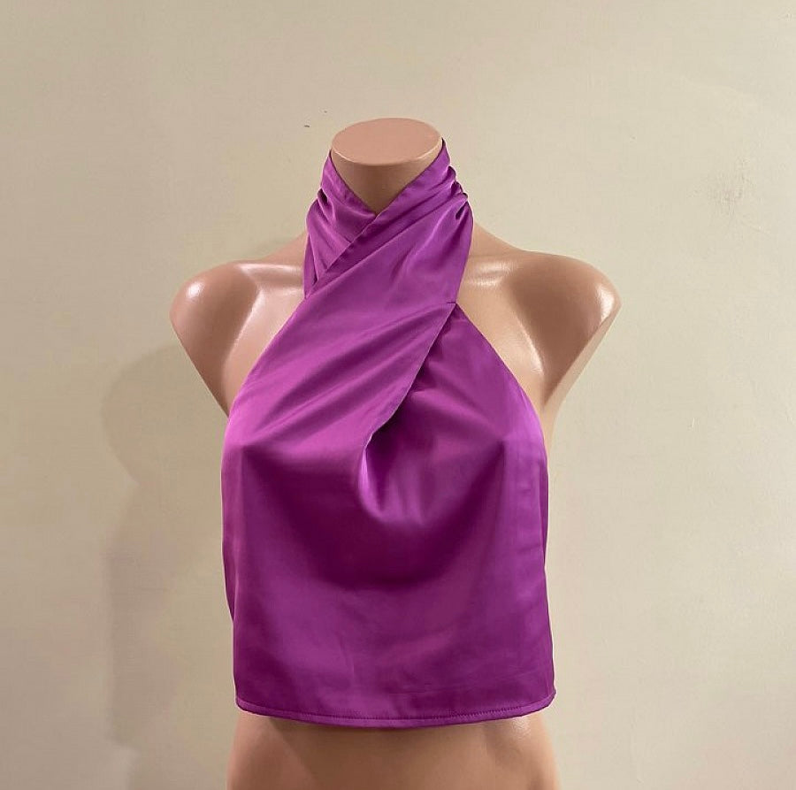 Orchid Halter Top